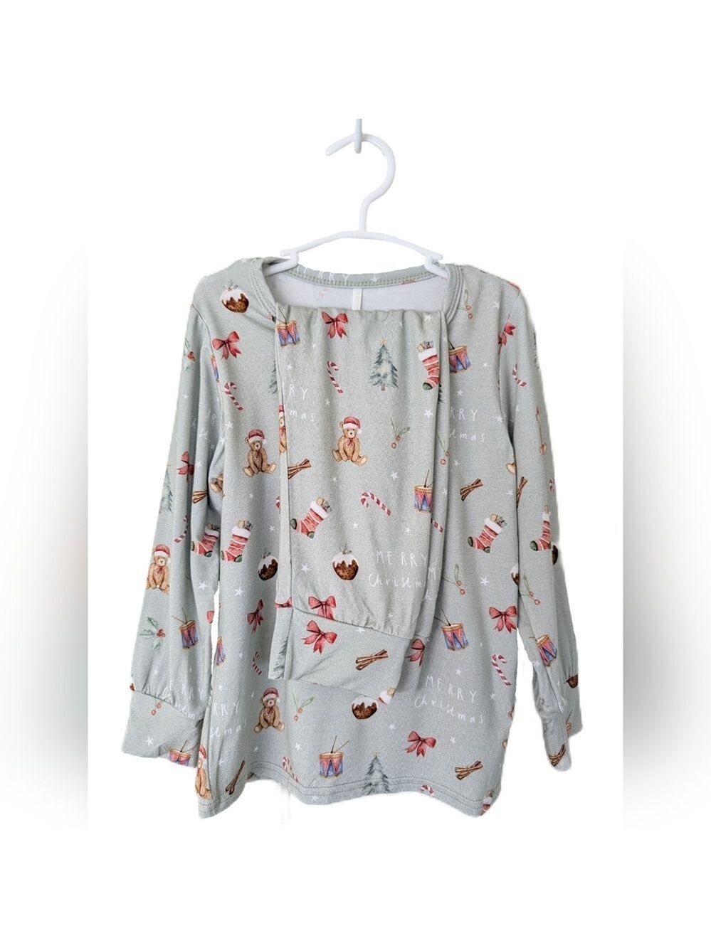 🇨🇦 Little Eyes Bamboo Holiday Kids Pajama Set - Merry Christmas
